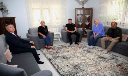 İl Emniyet Müdürü Ağırlar şehit ailesini ziyaret etti