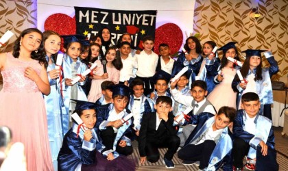 İlk mezuniyet heyecanını yaşadılar