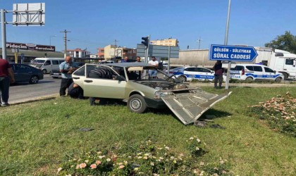 Işık ihlali kazaya sebep oldu: 2 yaralı