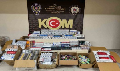 İzmirde 33 kaçakçılık operasyonunda 42 şüpheliye adli işlem