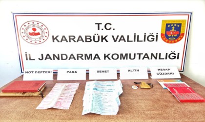 Karabükte tefecilik operasyonu: 1 gözaltı