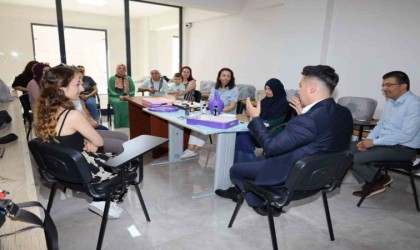 Karacasu Kaymakamı Gündoğdu SODAMdaki çalışmaları yerinde inceledi