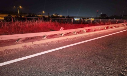 Kavga ihbarından dönen polis, bariyer hırsızını suçüstü yakaladı