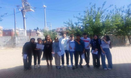 Kocaköyde öğrencilerin karne heyecanı