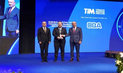 Oba Makarna 11. kez ihracat şampiyonu