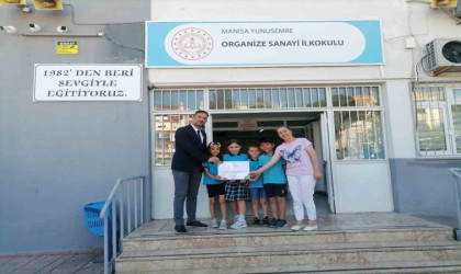 Organize Sanayi İlkokuluna çevre beratı