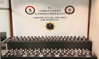 Samsunda 19 bin 558 adet sentetik ecza ele geçirildi: 3 gözaltı