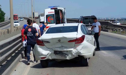 Samsunda zincirleme kaza: 2 yaralı