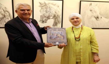 SANKO Sanat Galerisinde ‘Atlar temalı resim sergisi