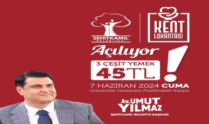 Şehitkamil ilk kent lokantasını açıyor