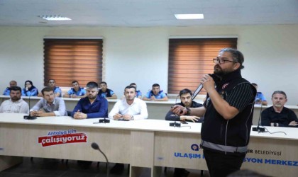 Toplu taşıma sürücülerine narkotik eğitimi