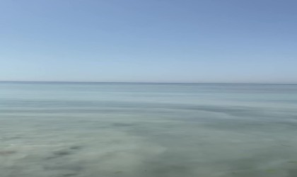 Yalova Esenköyde dereye bırakılan beton santrali atıkları denize dökülüyor