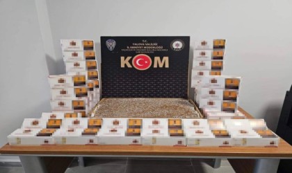 Yalovada 90 bin 200 adet makaron ele geçirdi