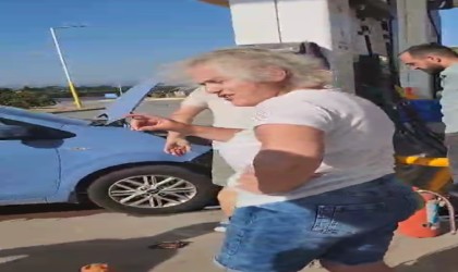 Yalovada ehliyetsiz sürücü akaryakıt istasyonuna çarptı