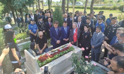 15 Temmuz şehidi mezarı başında anıldı