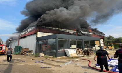 Bursada soğuk hava deposunda çıkan yangın kontrol altına alındı