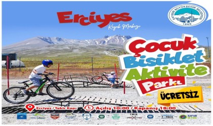 Büyükşehir, Erciyeste çocuk bisiklet ve aktivite parkı sezonunu açtı
