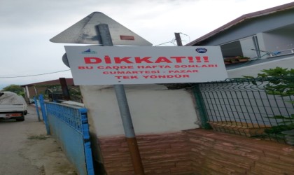 Eşme Mahallesine yeni trafik düzenlemesi