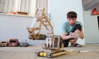 İmkansızlıklar altında hayallerinden vazgeçmeyen Olcayın yetenekleri görenleri şaşırtıyor