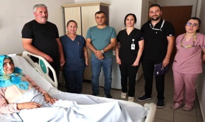 Kalp rahatsızlığı olan kadın ERÜde şifa buldu