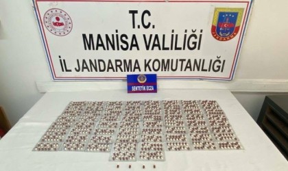 Kırkağaçta uyuşturucu hap ele geçirildi