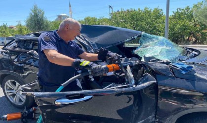 Malatyada 1 kişinin öldüğü kaza kamerada