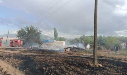 Malatyada anız yangını