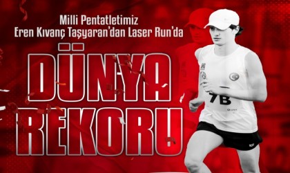 Milli Pentatlet Eren Kıvanç Taşyarandan laser runda dünya rekoru