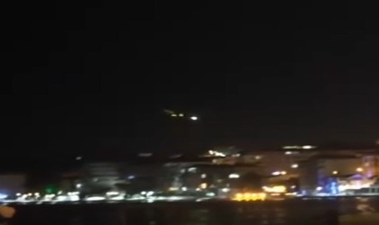 Yalovada gökyüzünde parlak cisim görüldü, o anlar anbean kaydedildi