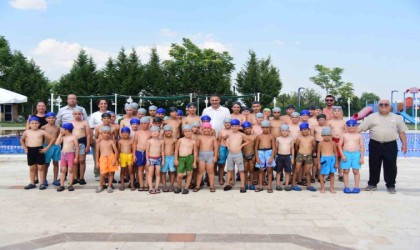 Yuntdağında yüzme kursları heyecanlı başladı