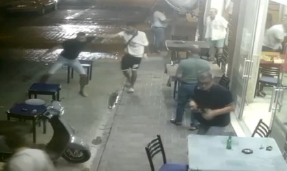 Aydında kahvehanede 1 kişinin öldüğü kavga kamerada