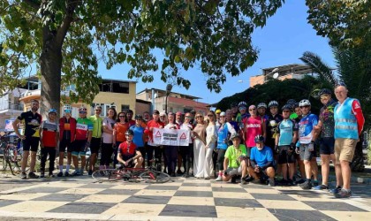 Aydınlı bisikletçiler hafta sonları durmuyor