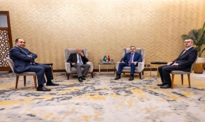 Bakan Fidan, Arap Birliği Genel Sekreteri Ebu Gayt ile görüştü