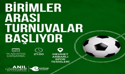 Belediye personelleri halı sahada stres atacak