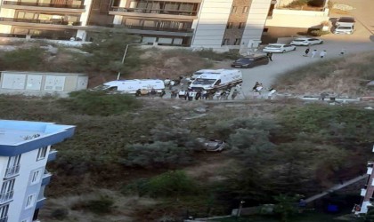 Bursada araç 30 metrelik şarampole uçtu: 4 yaralı