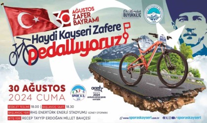 Büyükşehirden 30 Ağustos Zafer Bayramında bisiklet turu etkinliği