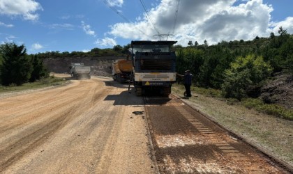 Derince ile köyler arasındaki yol yenileniyor