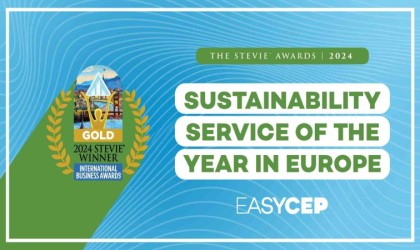 EasyCep, ‘Yılın Sürdürülebilirlik Hizmetinde Avrupanın en iyisi seçildi