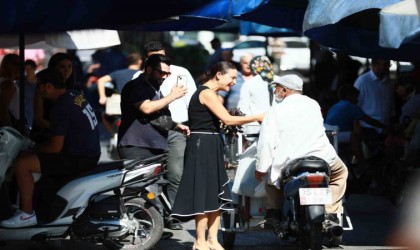 Filiz Başkan, pazarda vatandaşla buluştu