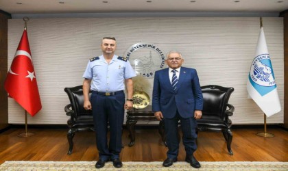 Garnizon Komutanı Taşandan Büyükkılıça veda ziyareti