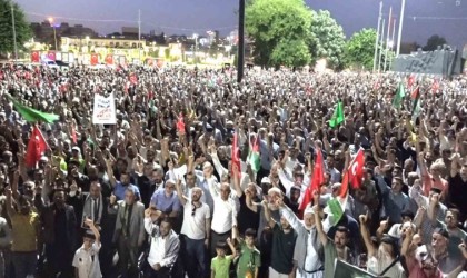 Gaziantep halkı Hamas lideri Haniyeye yönelik suikasta tepki gösterdi