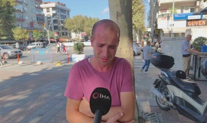 İş istediği için İmamoğlunun korumalarının müdahalede bulunduğu engelli genç gözyaşları içinde yaşadıklarını anlattı