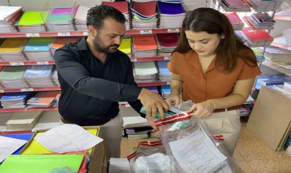 İSTOÇta kırtasiye denetimi, şüpheli ürünlerden numune alındı