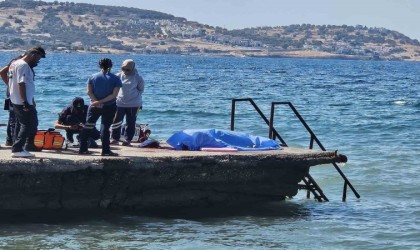 İzmirde korkunç ölüm: İskeleden denize atlarken dibe çakıldı, hayatını kaybetti