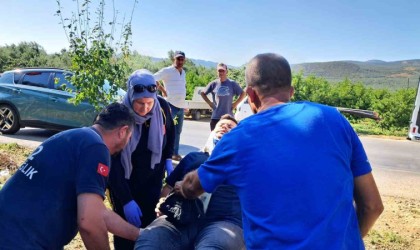 İznikte bir otomobil sebze tezgahına çarptı