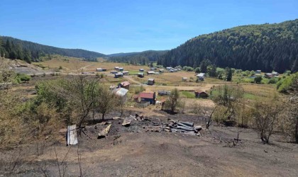 Karabükteki iki yangından biri söndürüldü