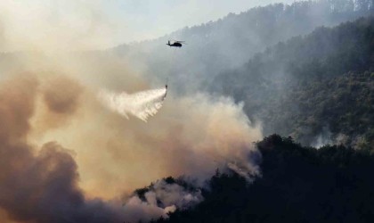 Karabükteki orman yangınını söndürme çalışmaları 29 saattir sürüyor