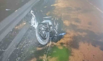 Karacabeyde motosiklet kazası: 1 ölü