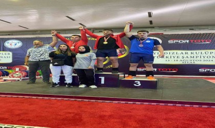 Kayserili haltercilerden Sivasta 3 madalya