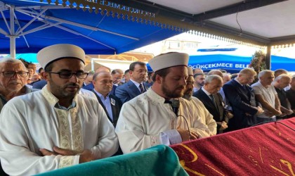 Küçükçekmece Belediye Başkanı Çebinin annesi son yolculuğuna uğurlandı